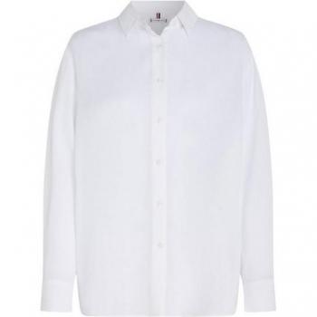 Tommy Hilfiger Damen Hemdbluse Fluid Vis Crepe