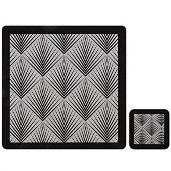 Ladelle Aisha Premium Hardboard Placemats with Coasters