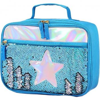Kids Picnic Cooler Bag with Sequins
