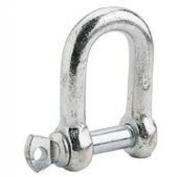 7535 Straight 8 mm Galvanized Shackle (A5/16)