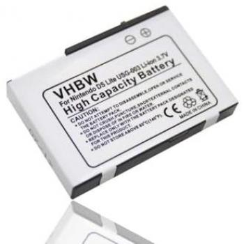 Batterie Li-Ion 1000mAh Compatible pour Nintendo DS Lite Remplace USG-001 et USG-003