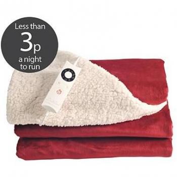 LuxRed Velvet Heat Wrap – 135x180 cm