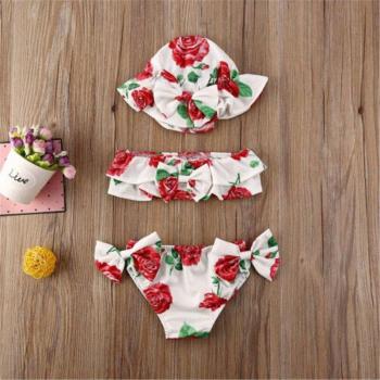 Summer Baby Girl Swimsuit Set