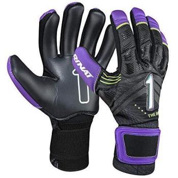 Rinat The Boss Alpha Profi-Torwart-Handschuh – Schwarz/Lila, 8 (UK 7.5)