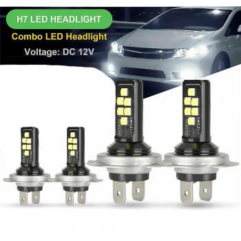 Luz de Carro LED H7 4‑pack 220 W 60,000 lm
