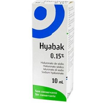 Hyabak 0,15% soluzione oftalmica 10 ml