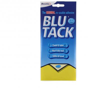 Pack of 12 Bostik Blu‑Tack in Economy Blue