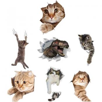 Stencil 3D “Animales Felices” para Inodoros
