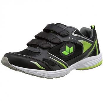 LICO Marvin V Herren Sport Sneakers, Anthrazit/ Schwarz/ Lemon, 38
