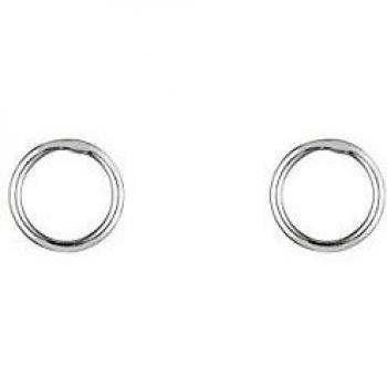 Pendientes Circle Mini en plata de ley 925