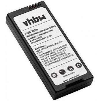 Vhbw Batterie pour Drone DJI Ryze Tello (1100mAh, 3,8V, Li-ION)
