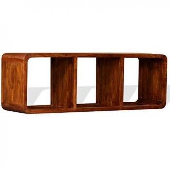 VidaXL Solid Wood TV Cabinet with Honey Finish 120x30x40 cm