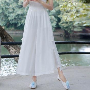 Traditional Chinese Chiffon Pants