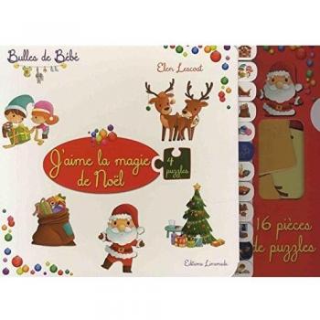 J'aime la magie de Noël : Avec 16 pièces de puzzles