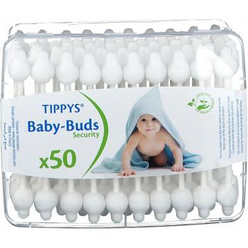 Baby‑Bud Securité TIPS Bâtons 50 unités