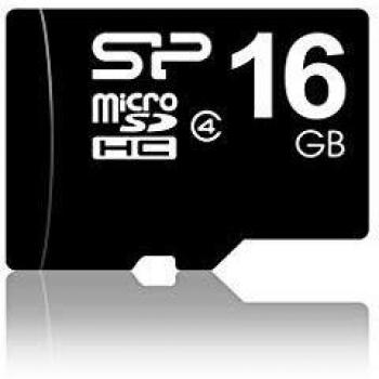 Silicon Power 16GB MicroSDHC Clase 4 Tarjeta de Memoria