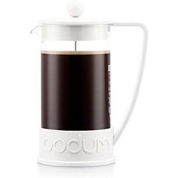 BODUM Brazil 8‑Cup French Press Coffee Maker, 1.0 L in Off White