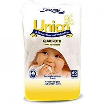 Unico Quadrotti 60Pz 100% Puro Cotone