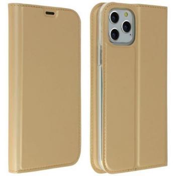 Funda iPhone 11 Pro Dorada con Soporte y Cartera