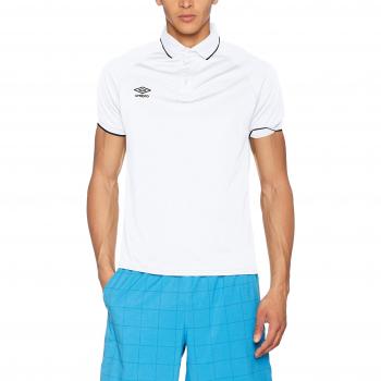 Umbro Torch XL Polo – White, Short Sleeve for Men