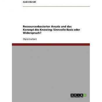 Berndt, André: Ressourcenbasierter Ansatz und das Konzept des Knowing: Sinnvolle Basis oder Widerspruch?