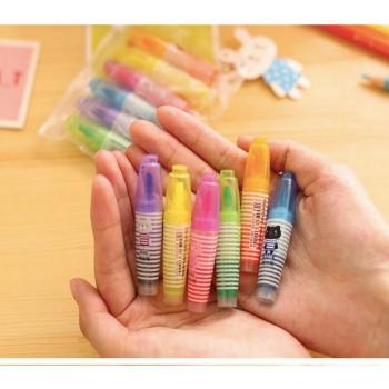 6 Pack Cute Cartoon Highlighter Pens