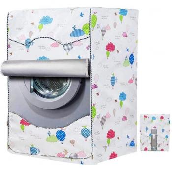 Lavadora de Tambor con Diseño Floral y Oso