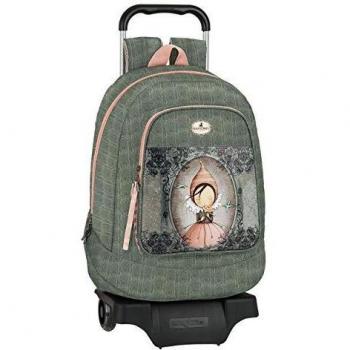 Mochila Safta Juvenil Santoro Mirabelle con carro, 330 x 460 x 175 mm, Multicolor