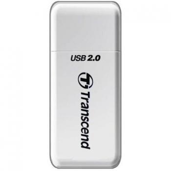 Transcend TS-RDP5W Lecteur USB 2.0 Blanc