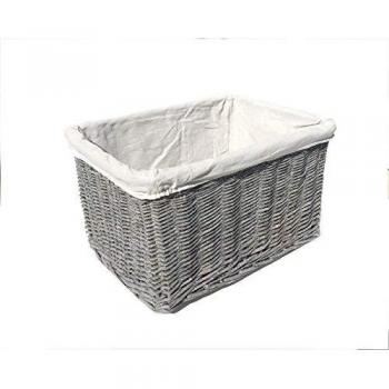 Topfurnishing Big Huge Deep Living Room Fireplace Log Basket Full Wicker Storage Box