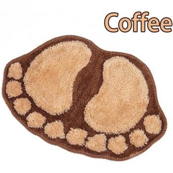 Microfiber Mini Mat with Footprint Design 40x60cm