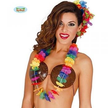Fiestas Guirca Collana hawaiana di fiori finti