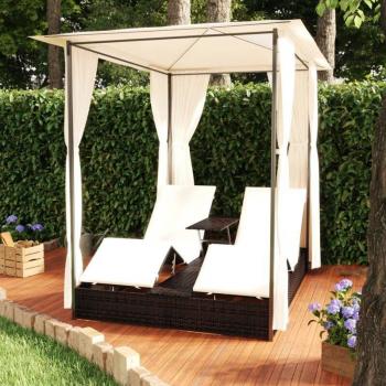 Prolenta Premium Maison du’Mondo Lettino Prendisole Doppio con Tenda