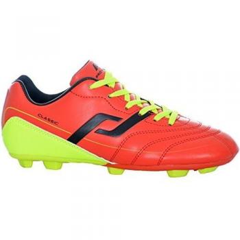ProTouch Classic HG Junior Kids Fußballschuhe in Rot und Gelb