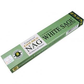 Golden Nag White Sage Incense Sticks
