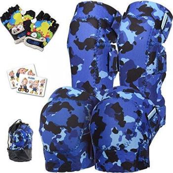 JuniorSafeguard: Kids Protective Pack (Knee/Elbow Pads + Gloves)