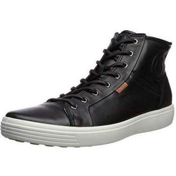Zapatilla de Cuero Ecco Soft 7 Negro 48 EU
