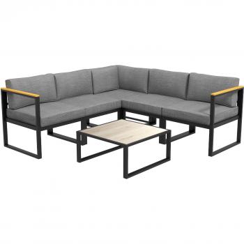 Ensemble Salon Contemporain OutSunny – 6 Mobiliers