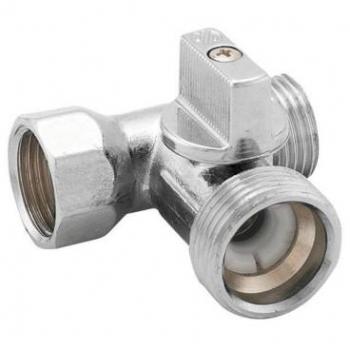 Válvula T 1/2'' Fêmea 1/2'' Macho 3/4'' Macho