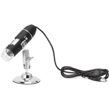 Microscopio Digital 1600X USB con Soporte de Metal