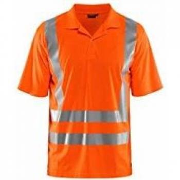 Blaklader Warnschutz Polo Shirt orange, Größe L