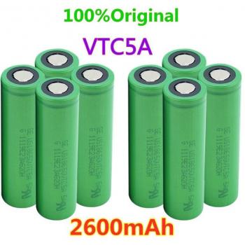 Original VTC5A 18650 Battery 2600mAh 25A