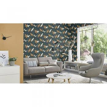Rasch Vliestapete Barbara Home Collection III, 560176, Uni, 0.53 x 10.05 m, Braun