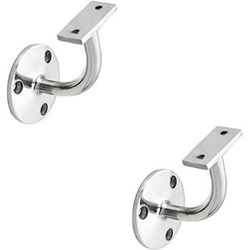 Double Heavyweight Chrome Rail Mounts, 80mm Projection