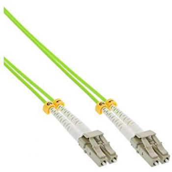 InLine® Cavo Fibra Ottica 3m Duplex LC/LC 50/125µm OM5 Nero