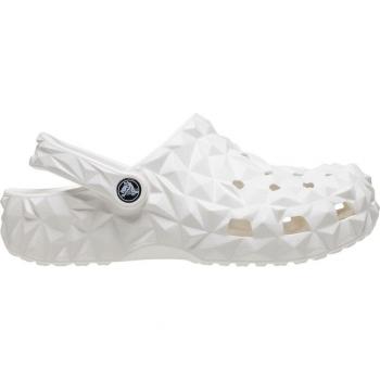Sabots géométriques Crocs blancs