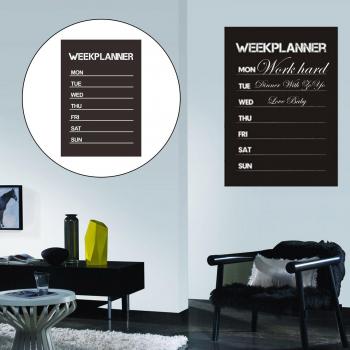 Dekorative Wochenplaner Tafel für Zuhause