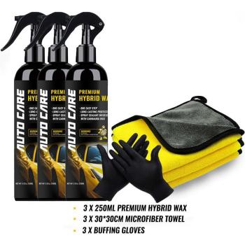 250ml Hydrophobic Ceramic Car Coating with Carnauba Wax