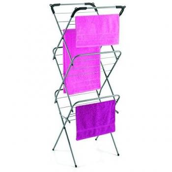 Metaltex Extra Slim 3-Tier Concertina Laundry Airer
