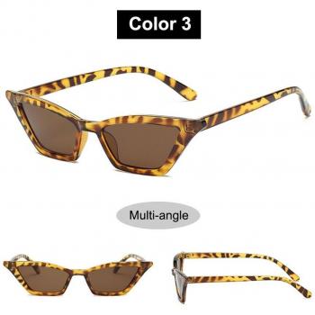 Lunettes de soleil femme vintage œil de chat, 8 couleurs, anti-UV 400